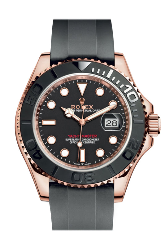 rolex yacht master black and gold