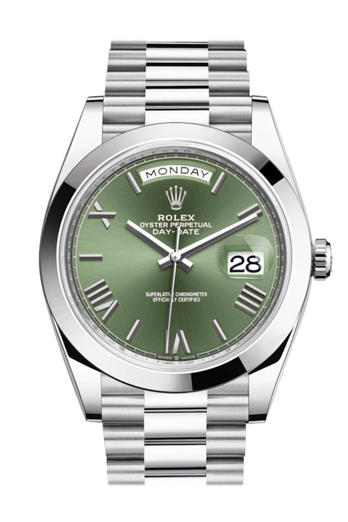 rolex day date 40 olive green