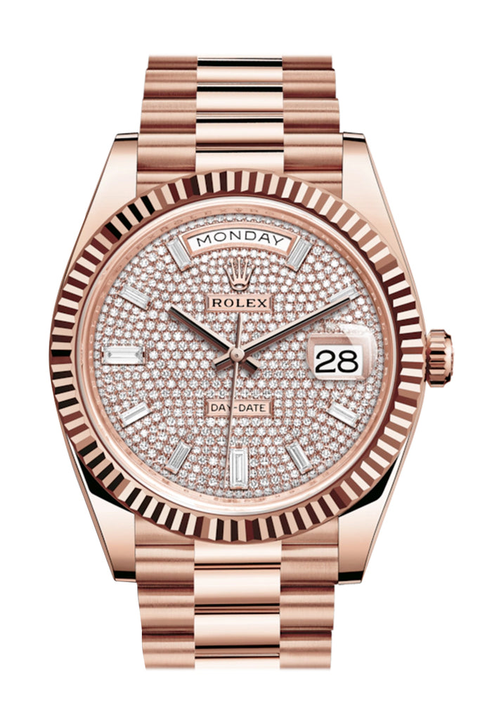 rose gold day date