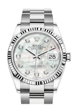 rolex datejust 36mm mother of pearl