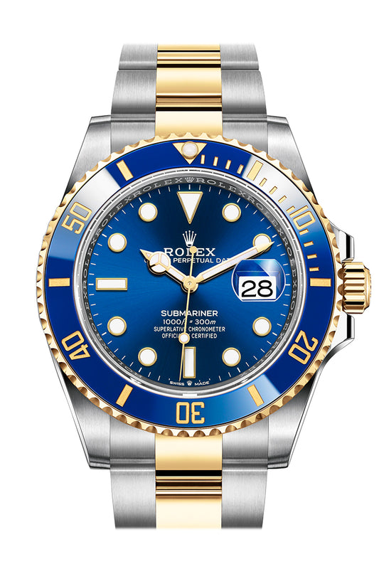 stainless and gold submariner