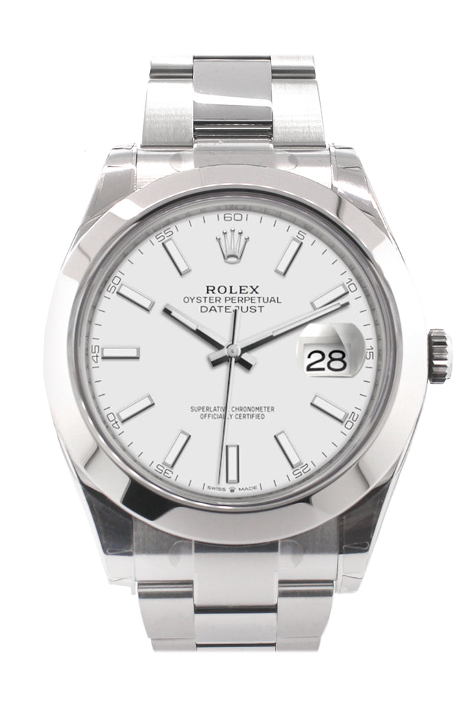 datejust 41 white dial