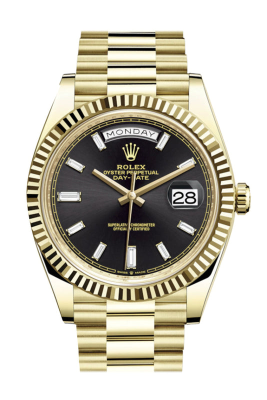 rolex 40mm president 18k yellow gold