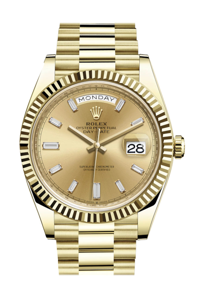 men's gold day date rolex