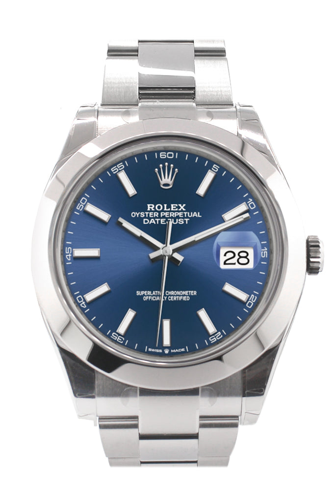 rolex datejust blue dial