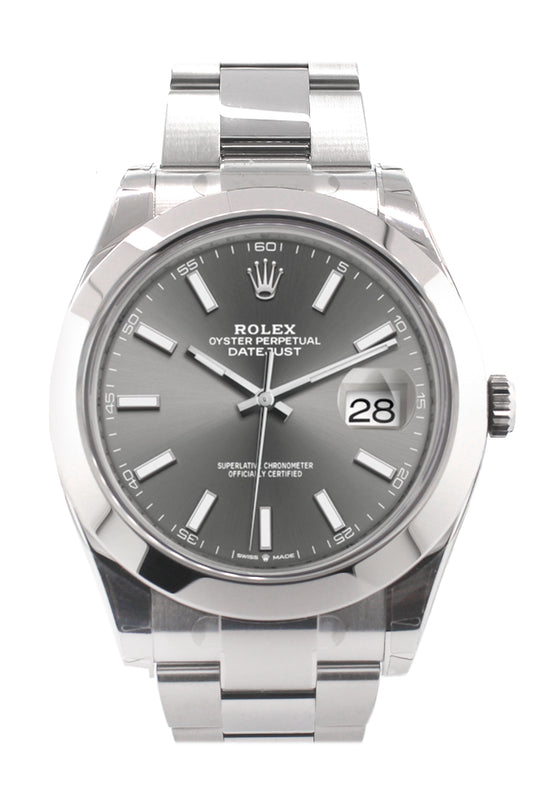 rolex oyster rhodium