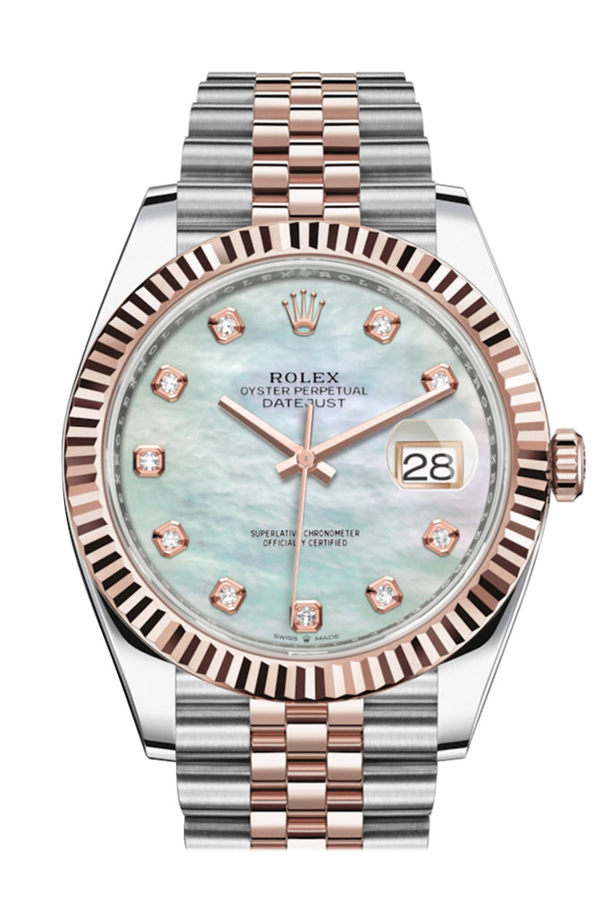 mother of pearl rolex mens