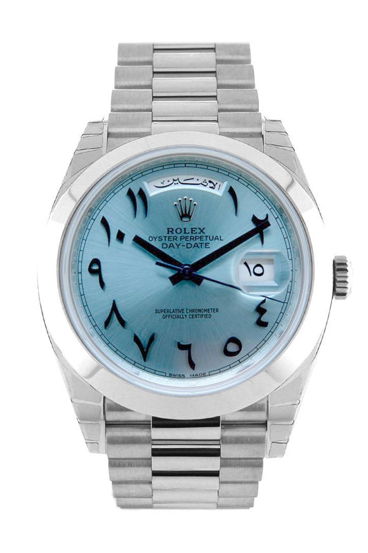 rolex datejust with arabic numbers