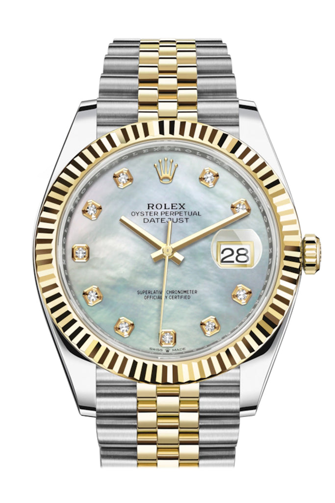 rolex datejust 41 mop diamond dial