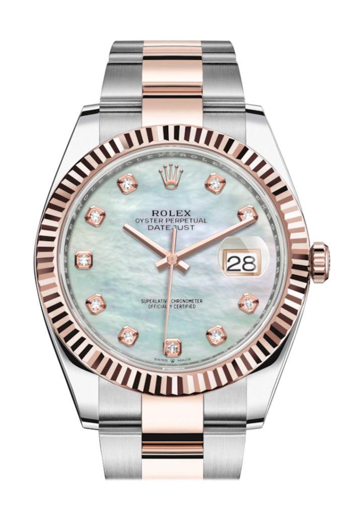 rolex with pearl face