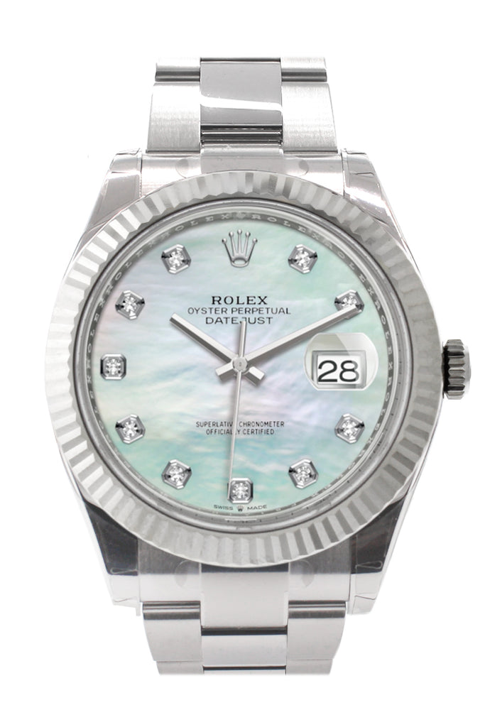 rolex datejust 41 mop diamond dial