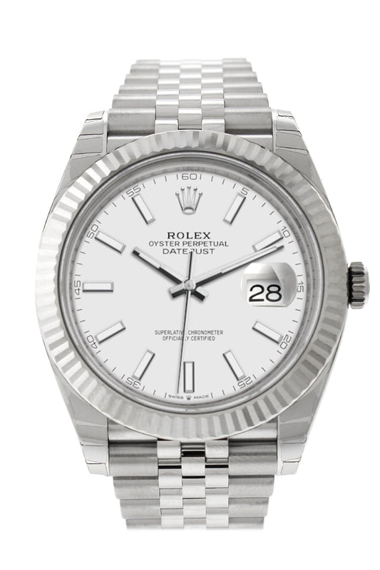 Rolex 126334 Datejust 41 White Dial 