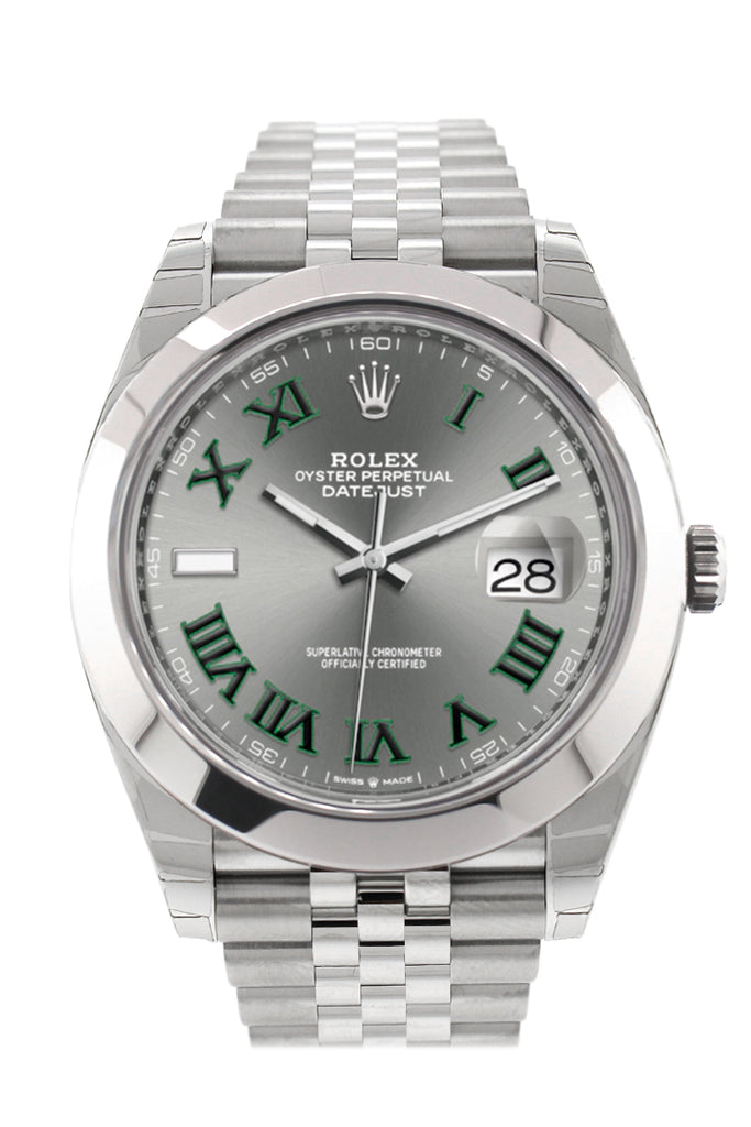 rolex datejust 41mm smooth bezel