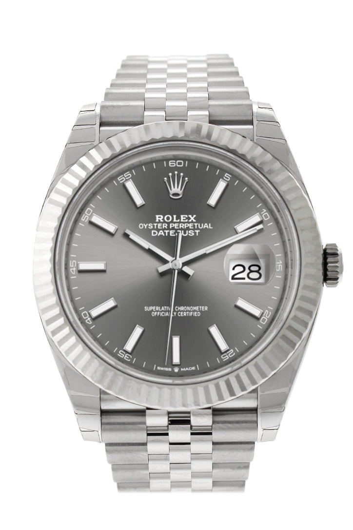 datejust 41 rhodium jubilee