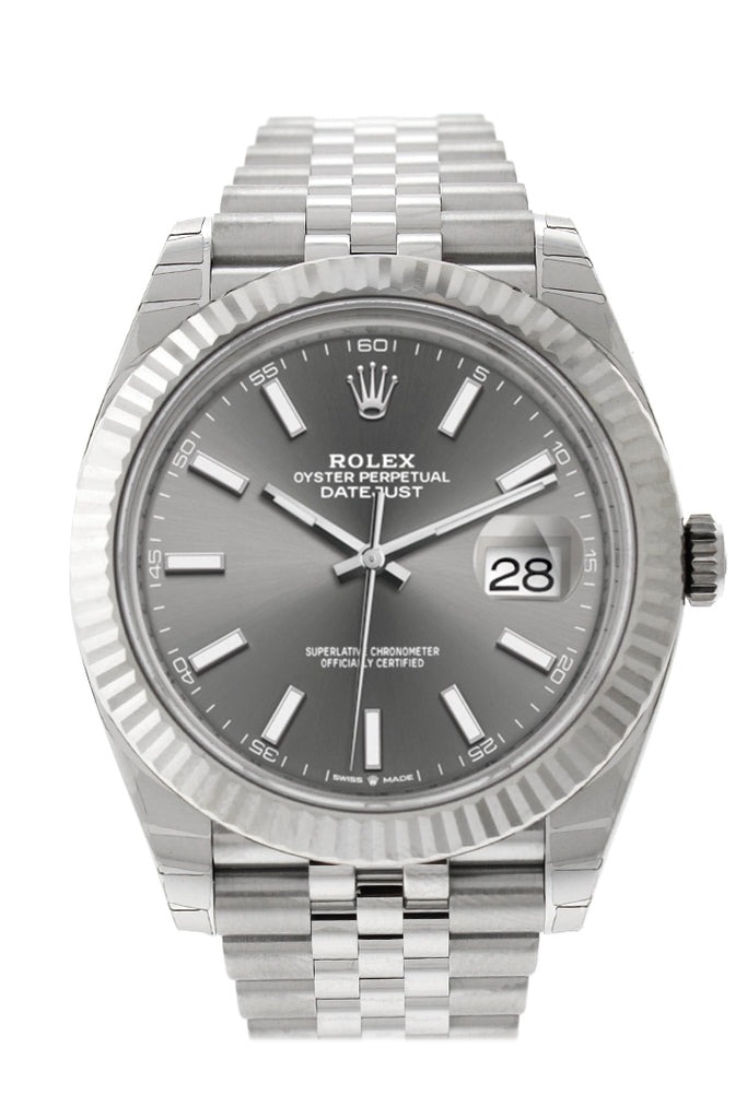 rhodium datejust 41