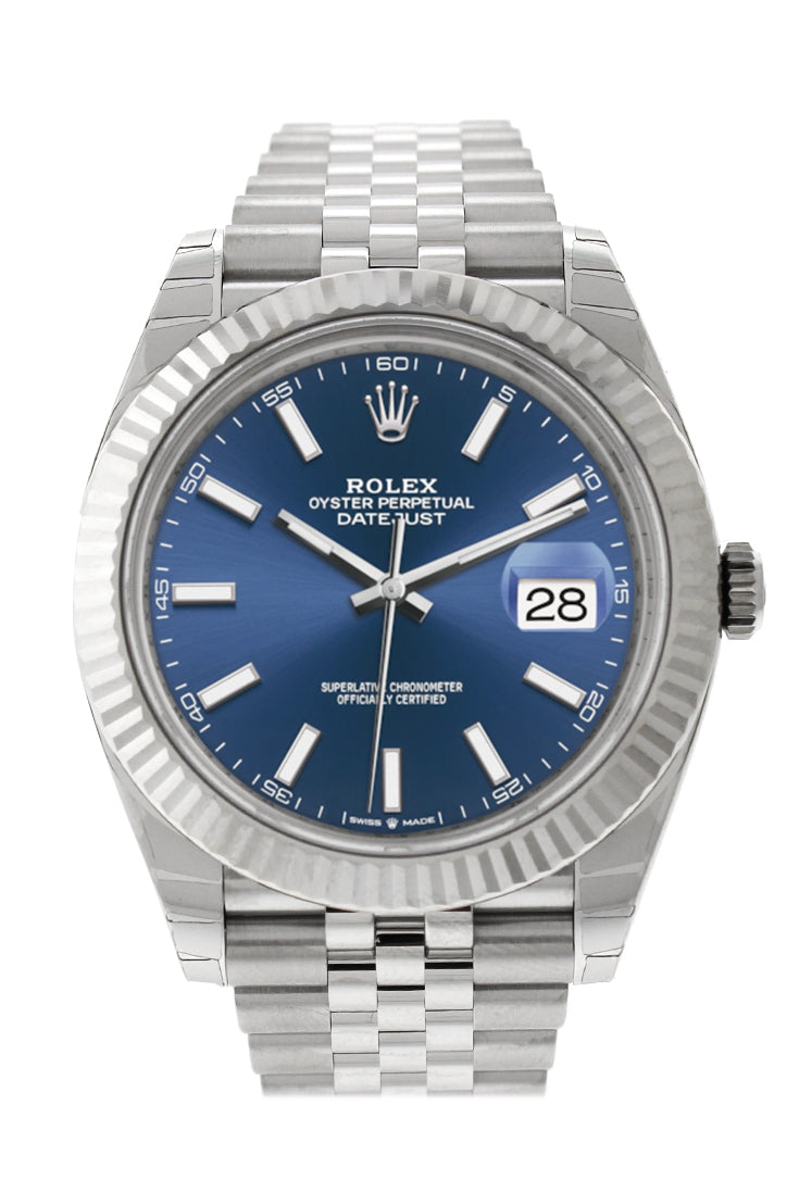 datejust 41 blue dial
