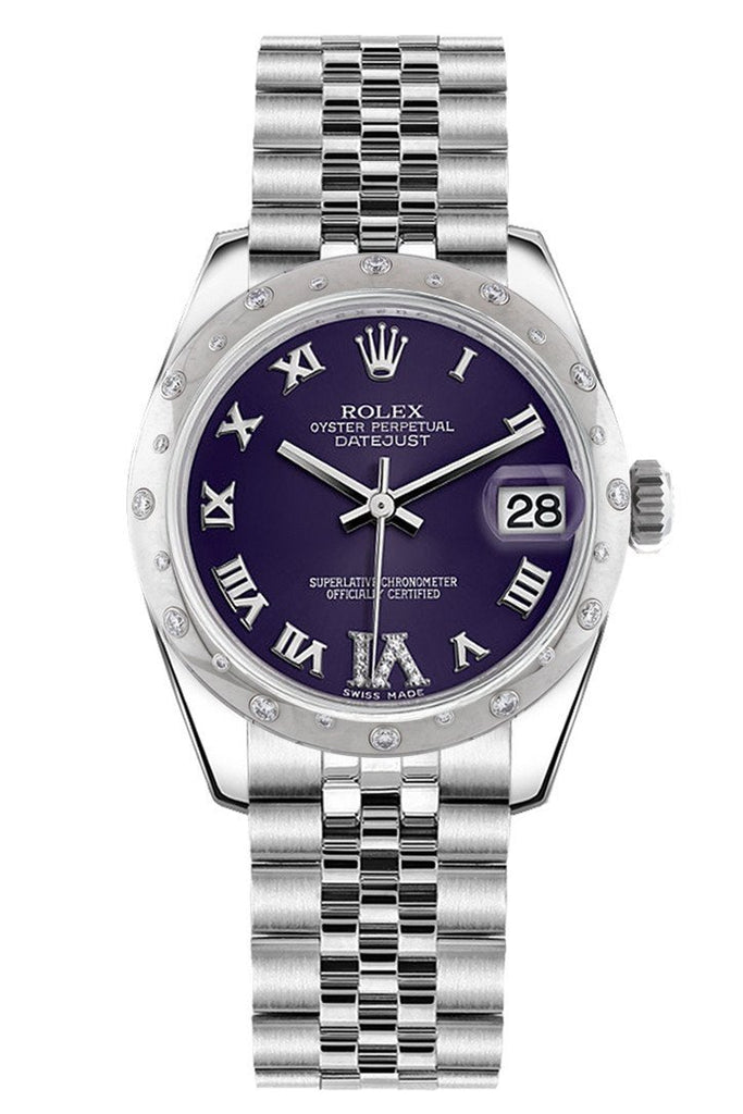 datejust purple dial