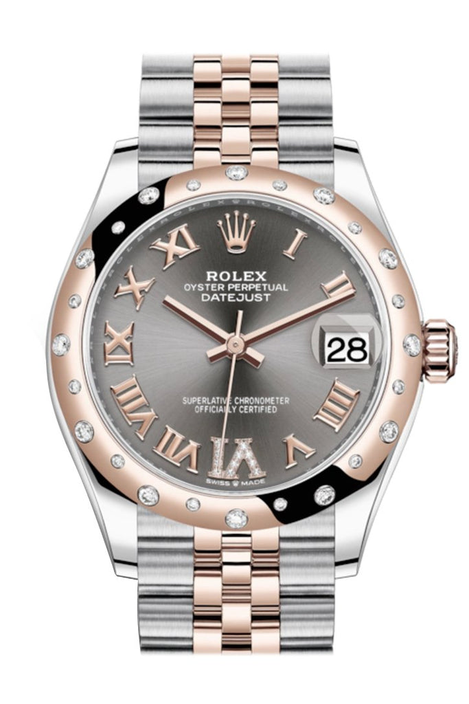 rolex oyster diamond bezel