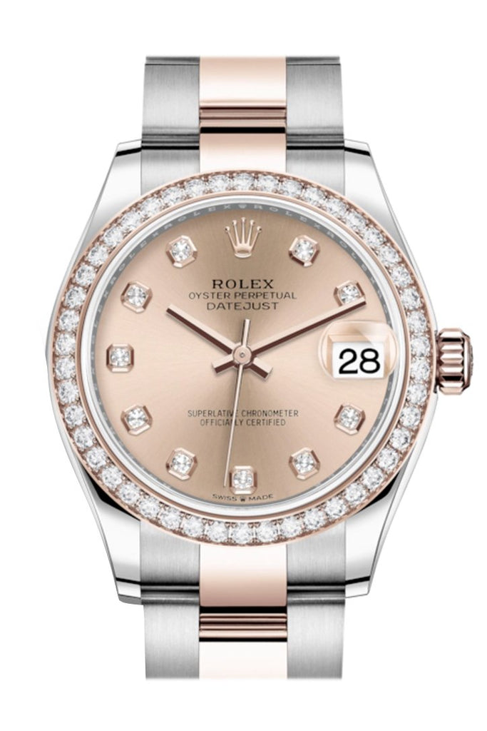 rose gold two tone rolex