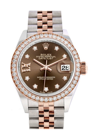 lady datejust 28 rose gold