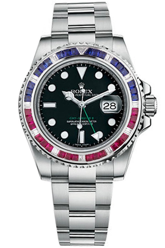 rolex gmt with diamonds