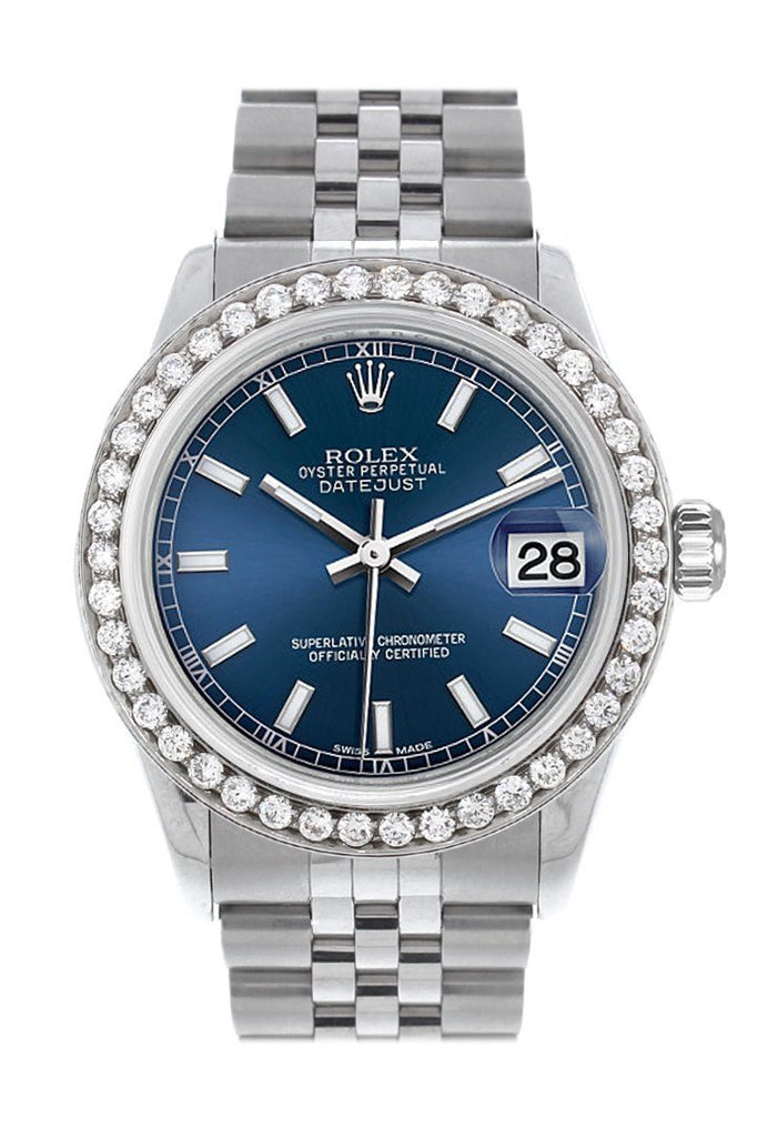 Custom Diamond Bezel Rolex Datejust 31 