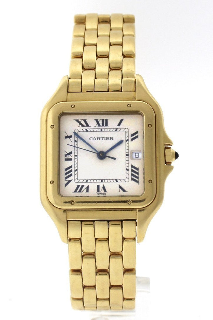 pre owned gold cartier watch