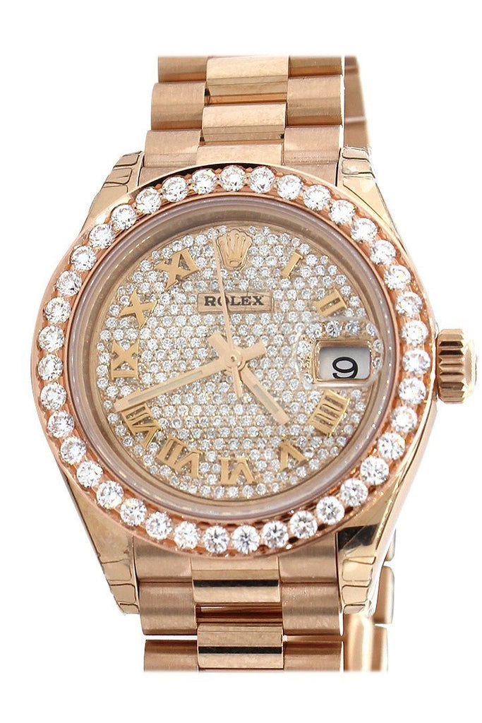 ladies gold and diamond rolex watches