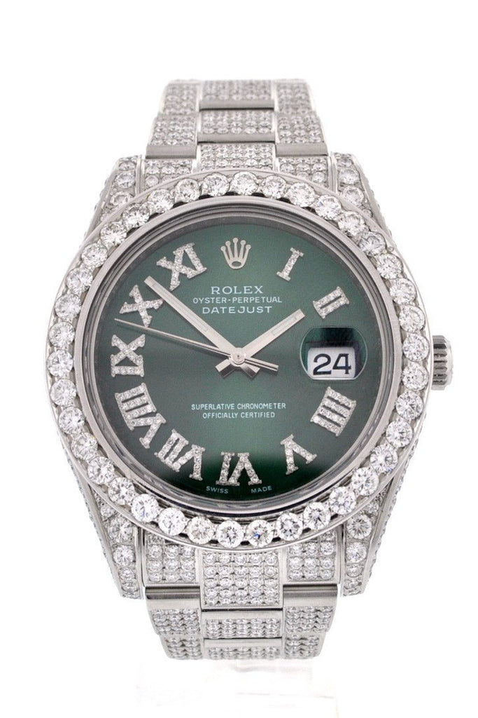 datejust 41 green dial
