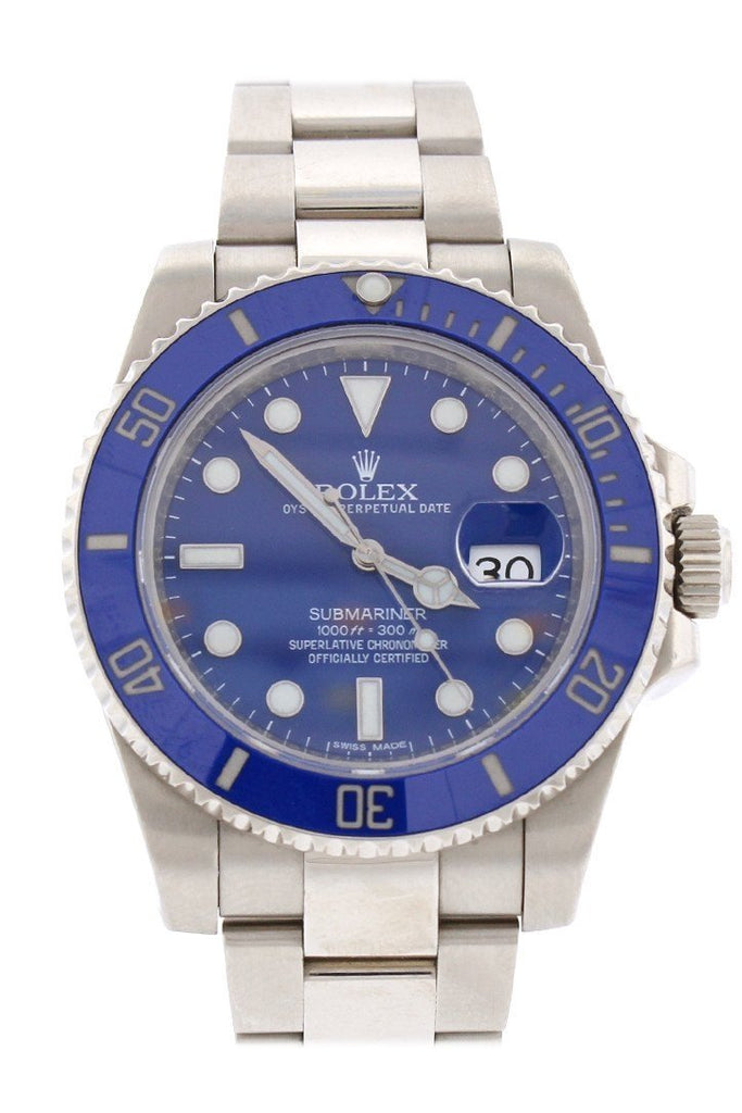 rolex submariner date blue dial