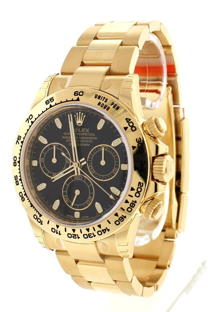 yellow gold daytona black face