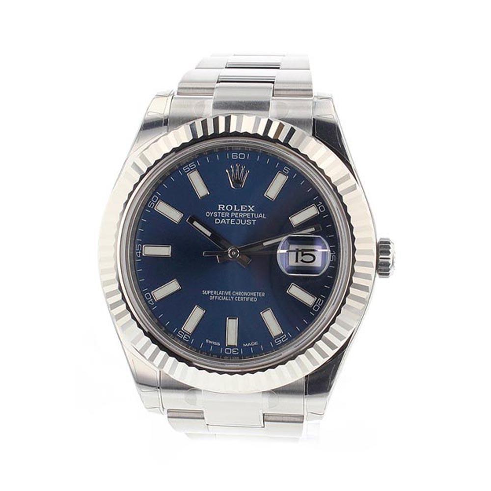 rolex datejust ii blue