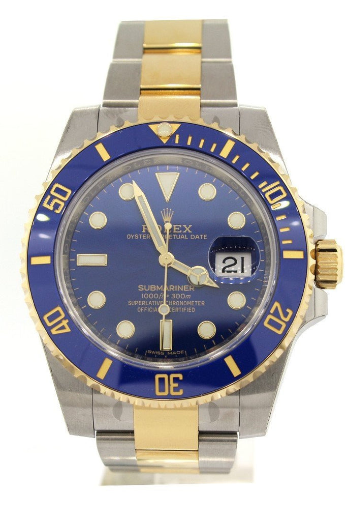 ROLEX Submariner Blue Dial Gold and 