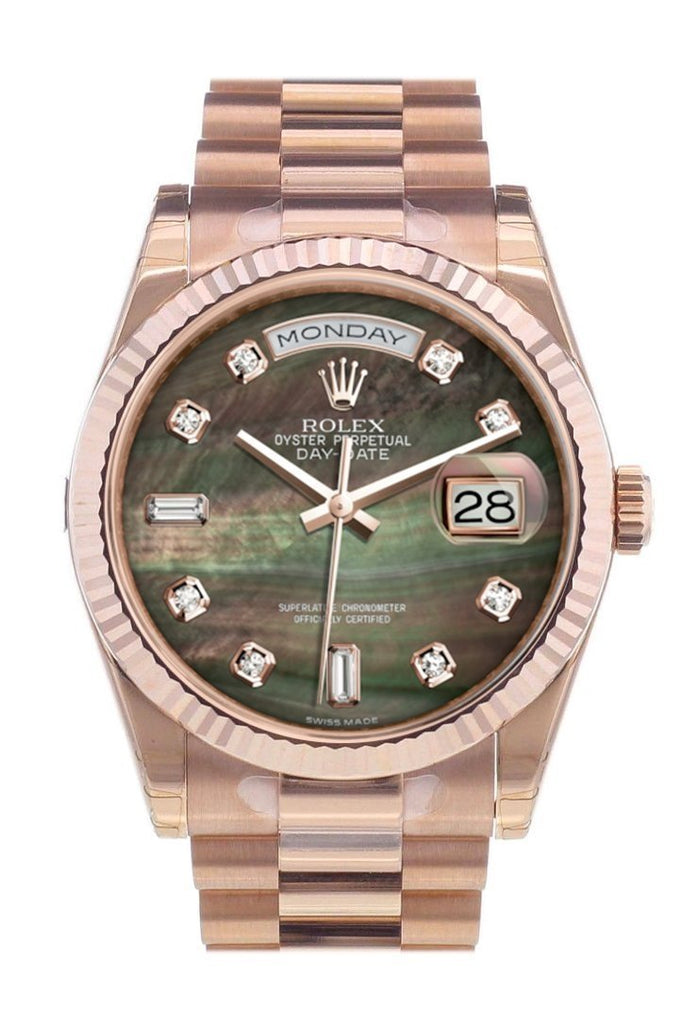 rolex day date mother of pearl dial