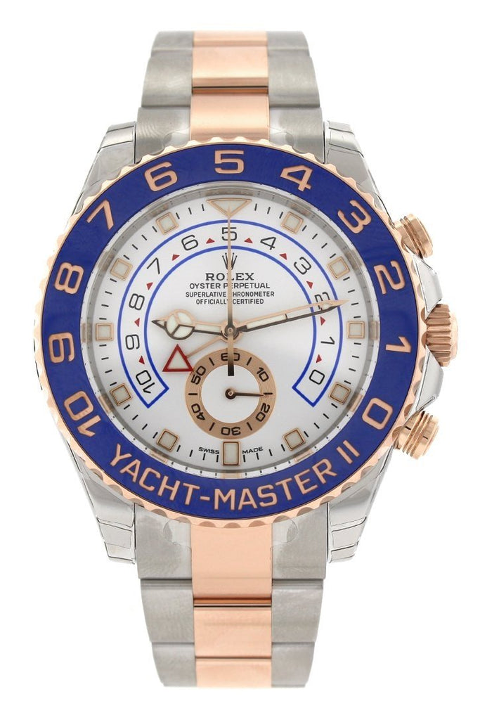 ROLEX 116681 Yacht-Master II 44 18k Rose Gold Steel Watch | WatchGuyNYC