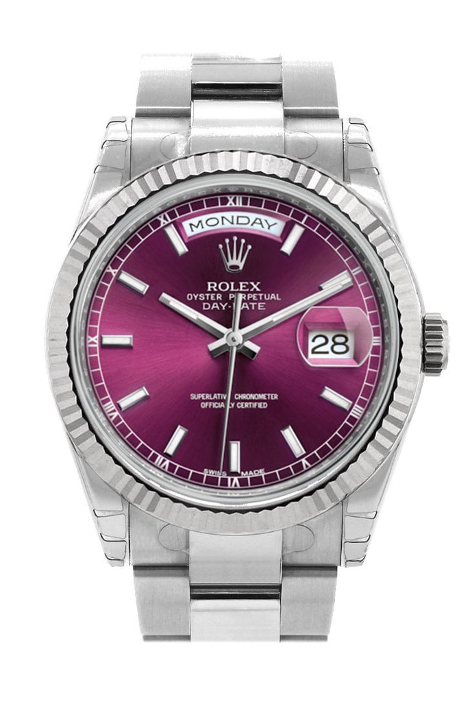 rolex day date cherry dial