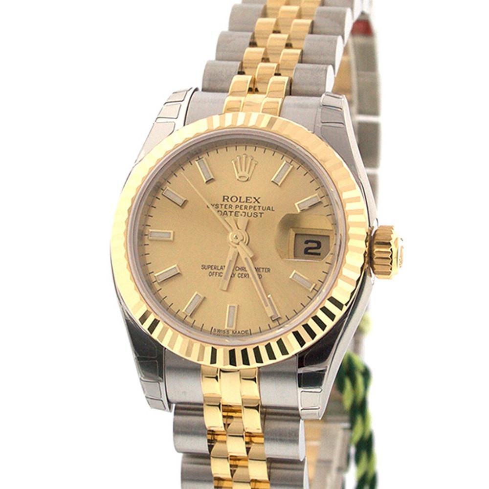 ROLEX 179173 Datejust 26 Champagne Dial 