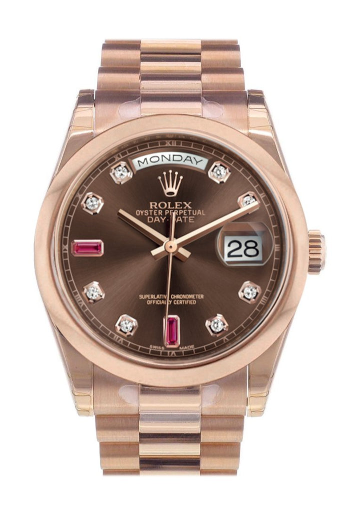 day date 36 rose gold
