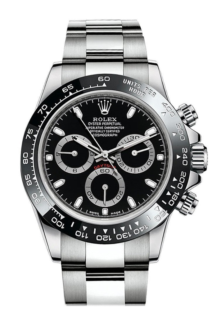 rolex cosmograph daytona black dial