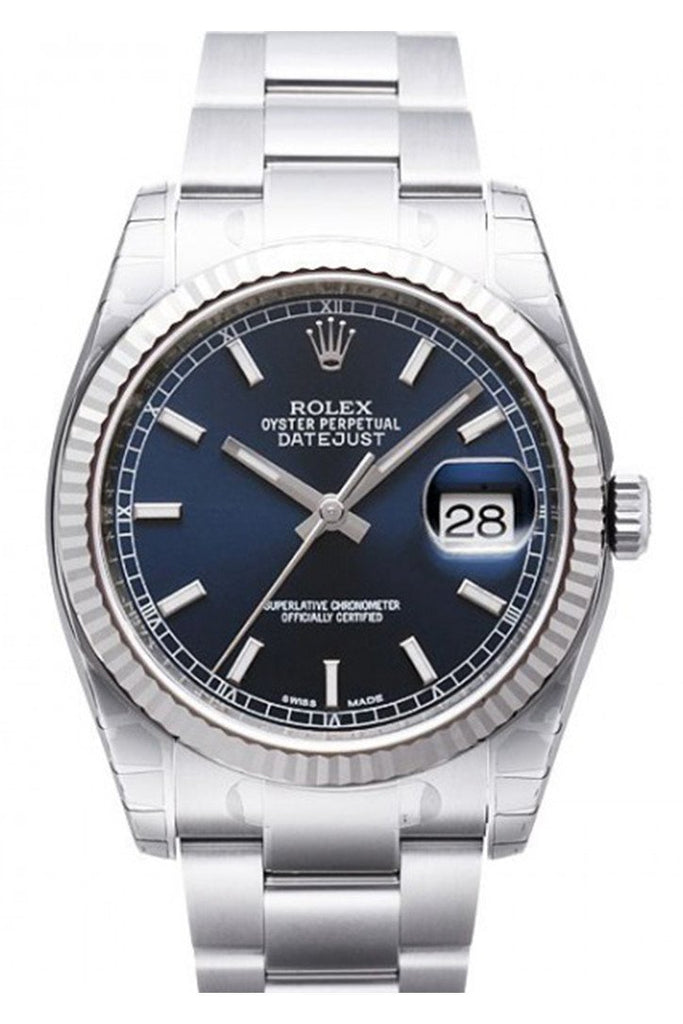 rolex datejust 36 blue