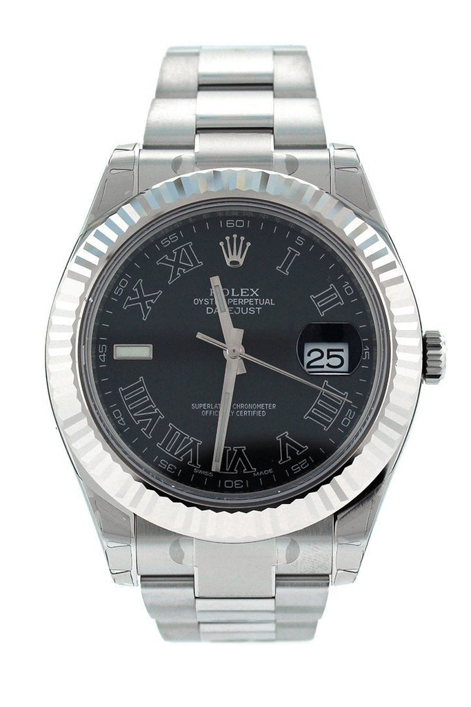 datejust 41 black face