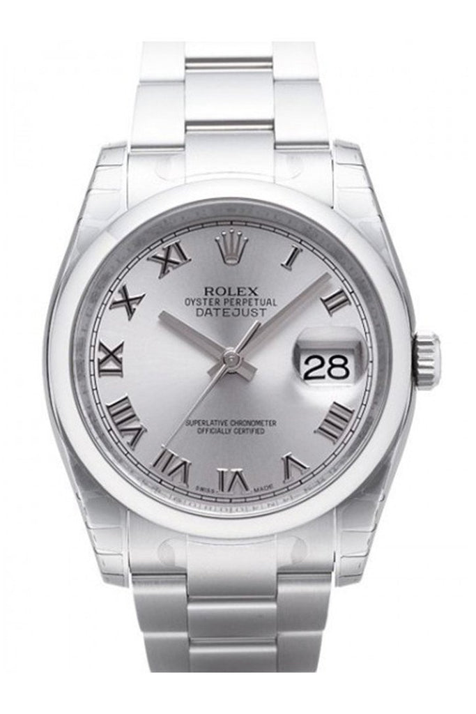 rolex datejust 36 rhodium