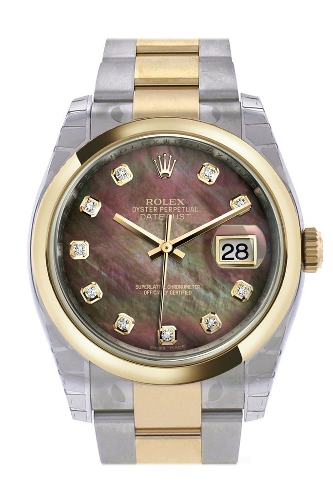 rolex oyster perpetual datejust mother of pearl diamond watch