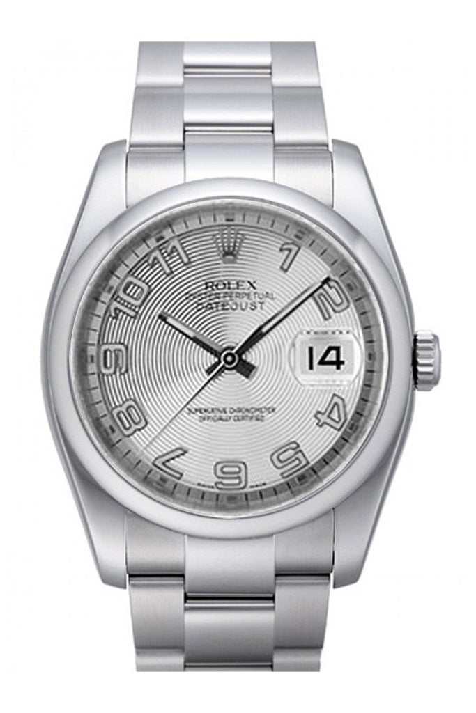 rolex 116200 silver