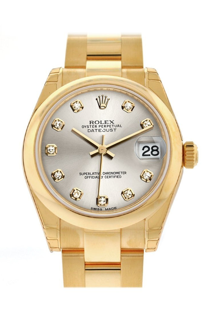 18k white gold women's rolex