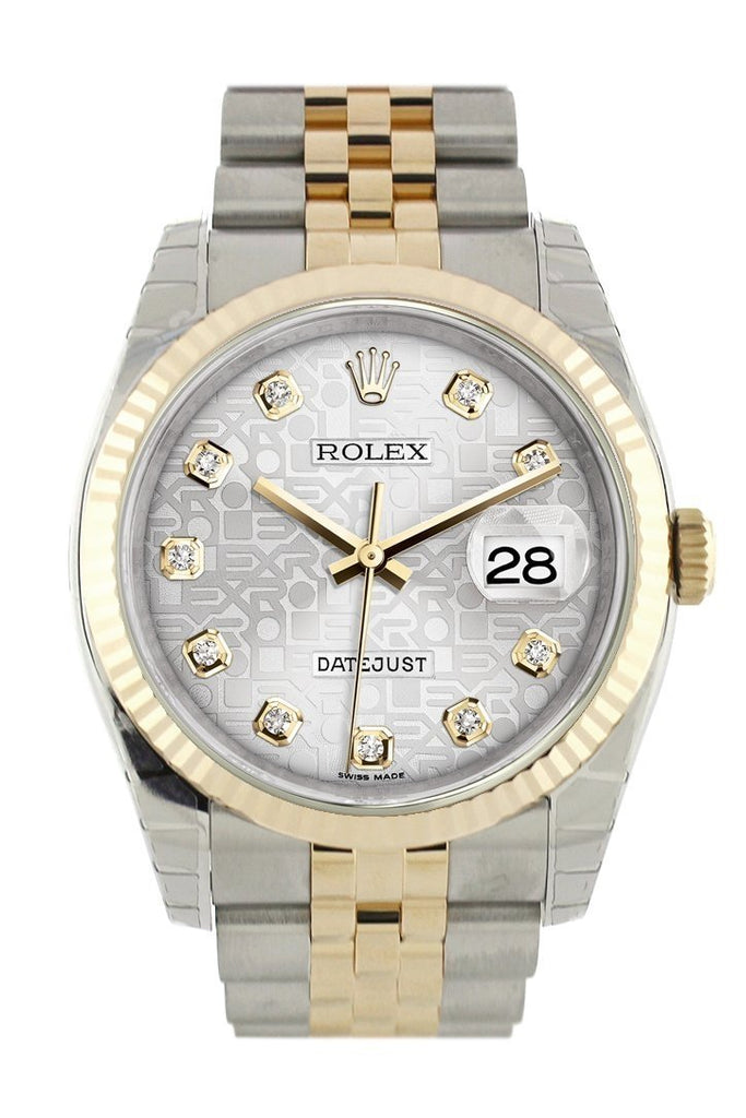 rolex silver jubilee with diamonds