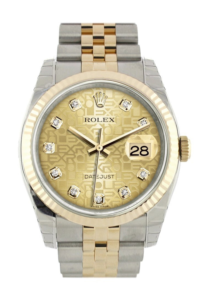 Rolex 116233 Datejust 36 Champagne 