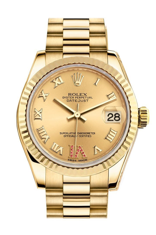 18k gold presidential rolex