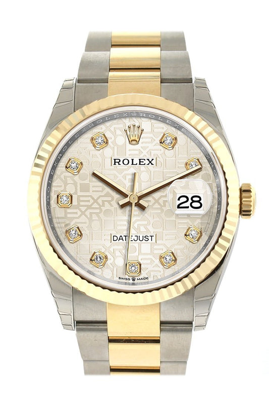 rolex silver jubilee with diamonds