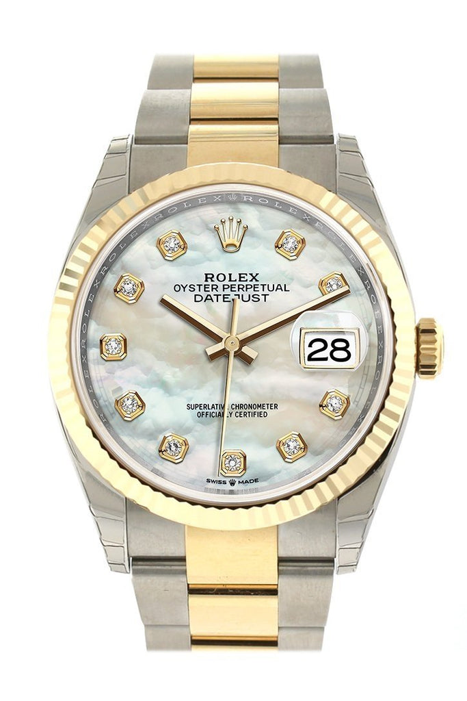 datejust 36 mother of pearl dial